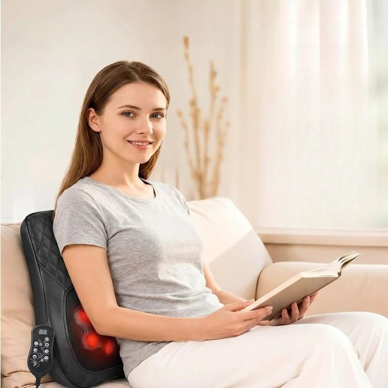 Coussin Masseur Chauffant Nuque, Dos & Épaules
