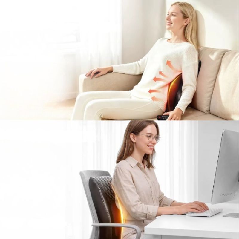 Coussin Masseur Chauffant Nuque, Dos & Épaules