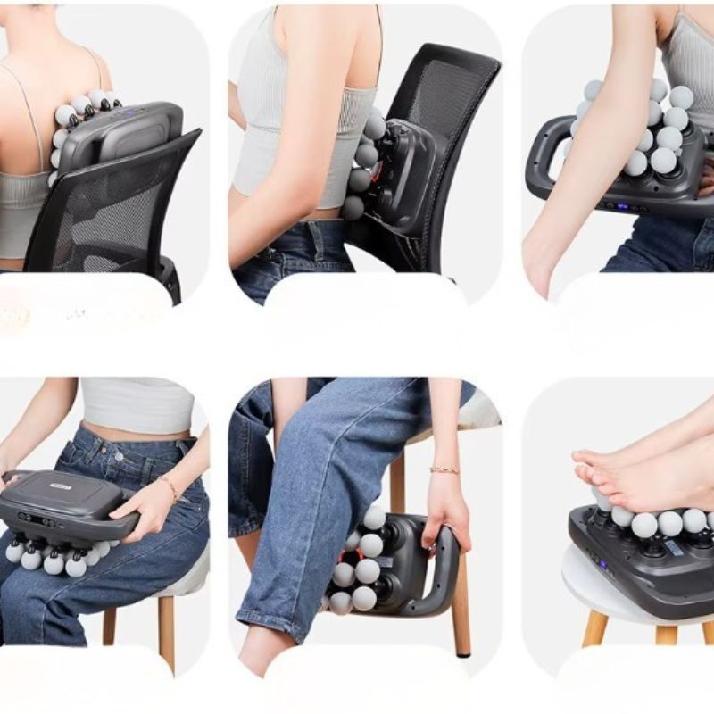 Masseur Corps Multi-Têtes Sans Fil